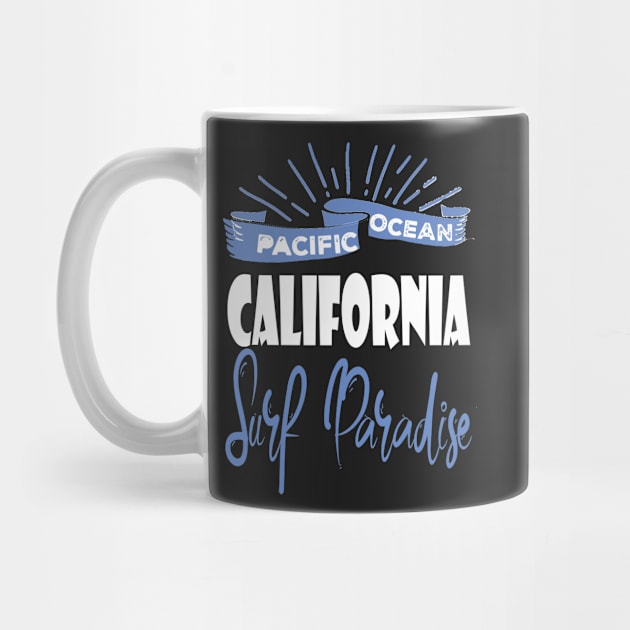 Pacific Ocean California Surf Paradise Funny by bougieFire